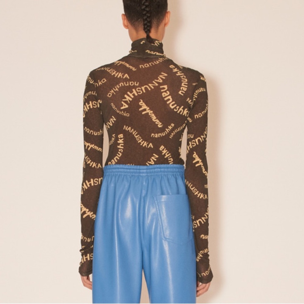 Nanushka Harri Mesh Turtleneck - L - Picture 3 of 4